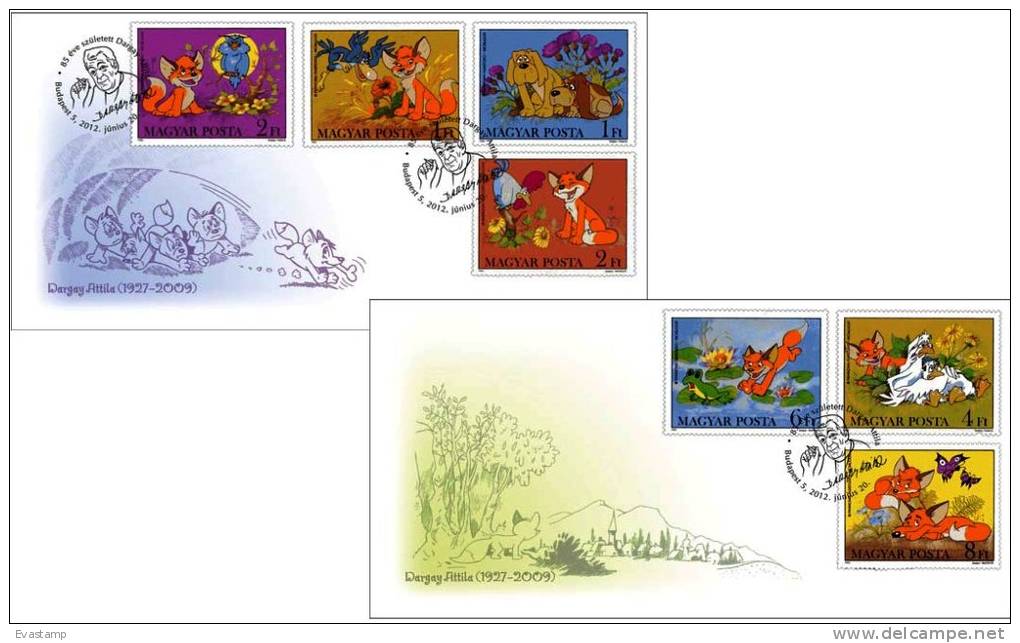 HUNGARY-2012. Cover - Cartoon Vuk The Fox With Special Cancellation / Fairy Tales MNH!! - Cartas & Documentos