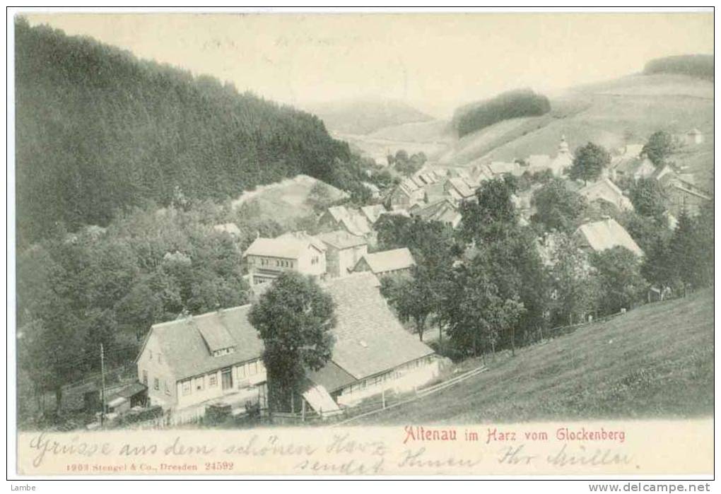 ALTENAU Im Harz Vom Glockenbeg 1905 - Altenau