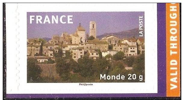FR Adh 336  Neuf **  Saint Paul De Vence   2009  Monde  Adhésif (La France En Timbres ) - Other & Unclassified