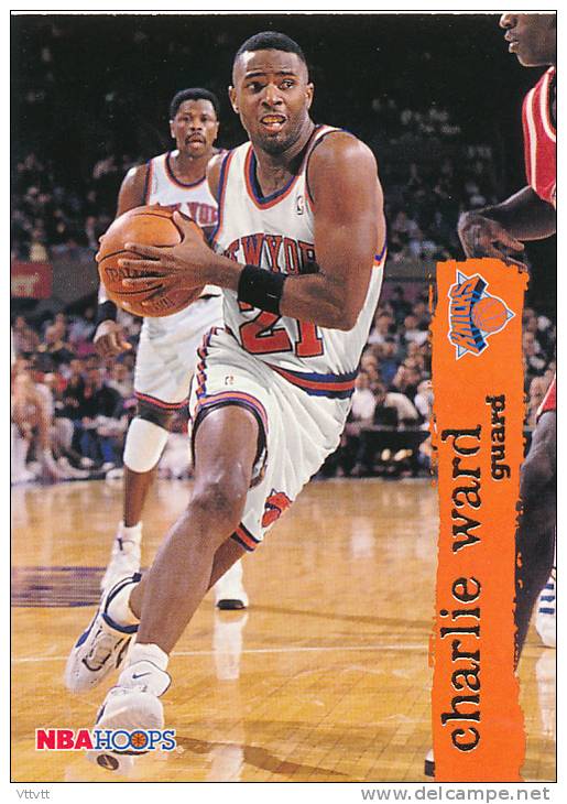 Basket NBA (1996), CHARLIE WARD, NEW YORK, SkyBox, NBA Hoops (n° 318) - 1990-1999