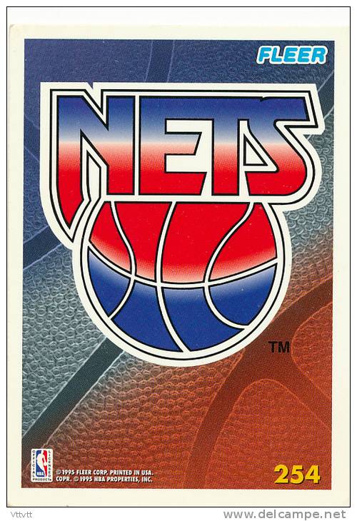 Basket NBA, Fleer 1995, NETS (n° 254) - 1990-1999