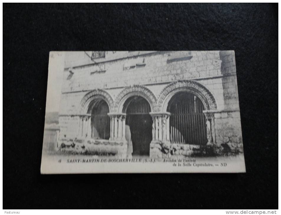 Saint - Martin - De -  Boscherville : Arcades De L ' Entrée De La Salle Capitulaire - Saint-Martin-de-Boscherville