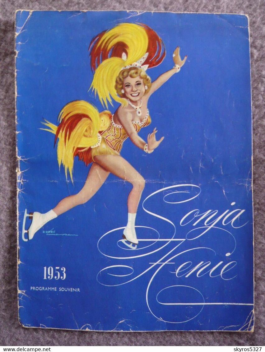 Programme Patinage Sonja Henie 1953 - Programmes