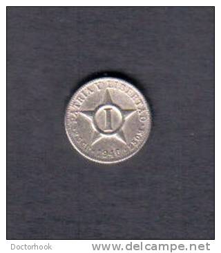 CUBA    1  CENTAVO  1946 (KM # 9.2) - Cuba