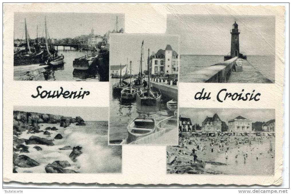 CPA 44 SOUVENIR DU CROISIC 1951 - Le Croisic