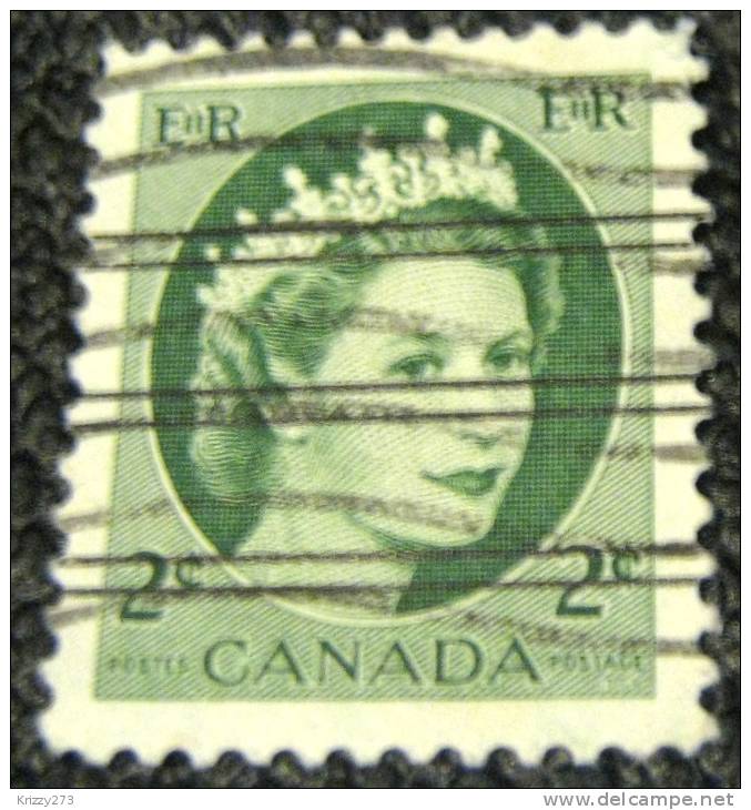 Canada 1954 Queen Elizabeth II 2c - Used - Oblitérés