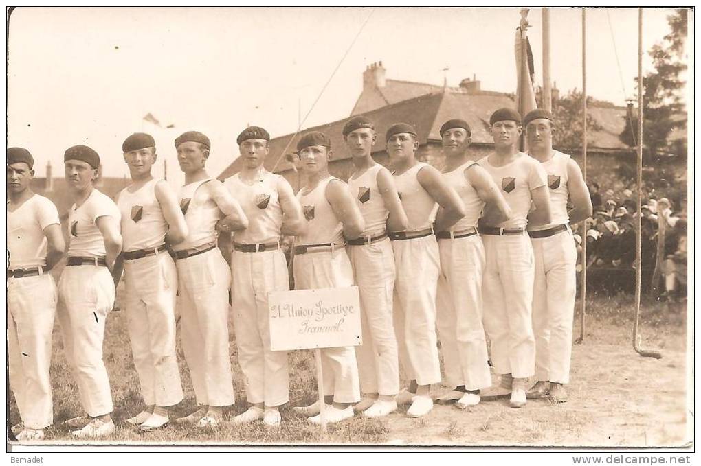 FRANCUEIL ... L'UNION SPORTIVE .. Carte Photo - Autres & Non Classés