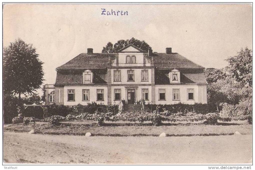 Zahren Bei Penzlin Schloß Autograph An Oberstleutnant Von Zeschau Berlin 22.10.1934 Gelaufen - Waren (Mueritz)