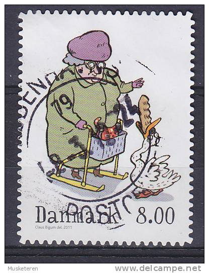 Denmark 2011 BRAND NEW 8.00 Kr Winterstamp - Comics (from Booklet) - Gebruikt