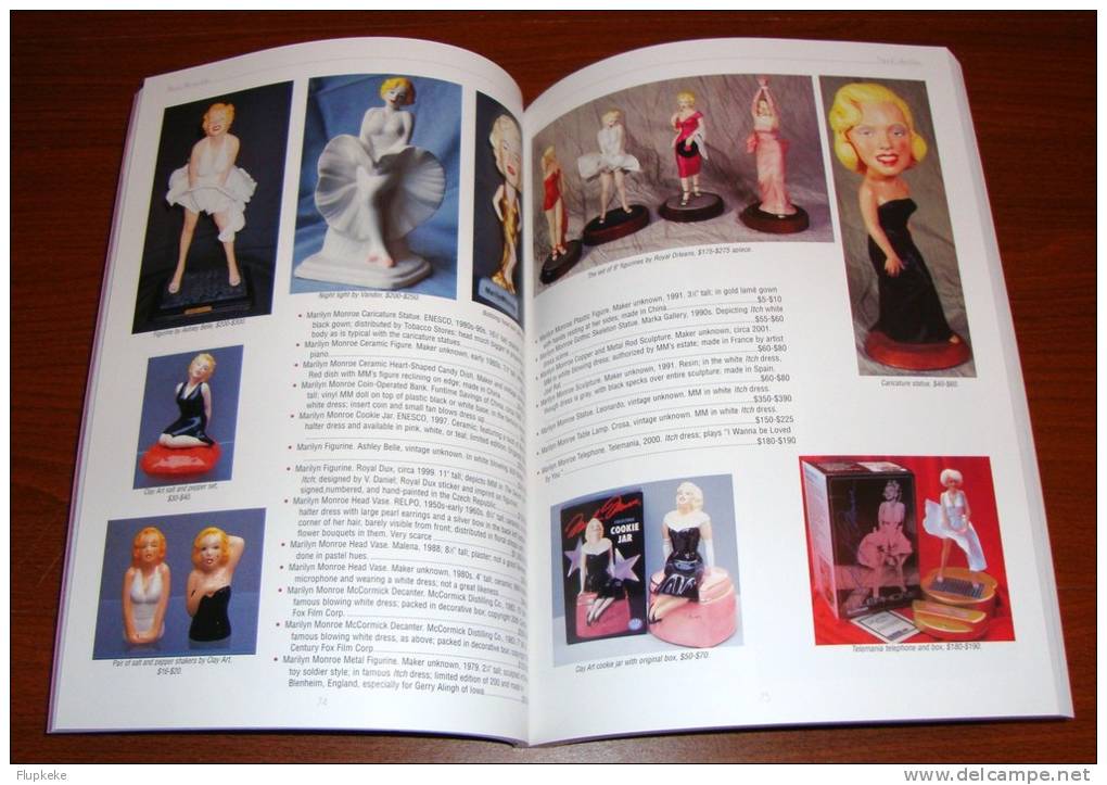 Marilyn Monroe Memorabilia Clark Kidder Collectibles Price and Identification Guide Krause Publications 2002