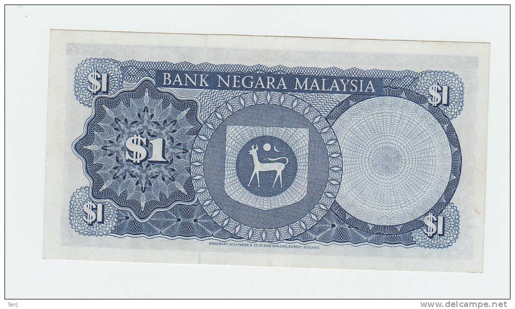 Malaysia 1 Ringgit 1972 - 1976 XF++ P 7 - Maleisië