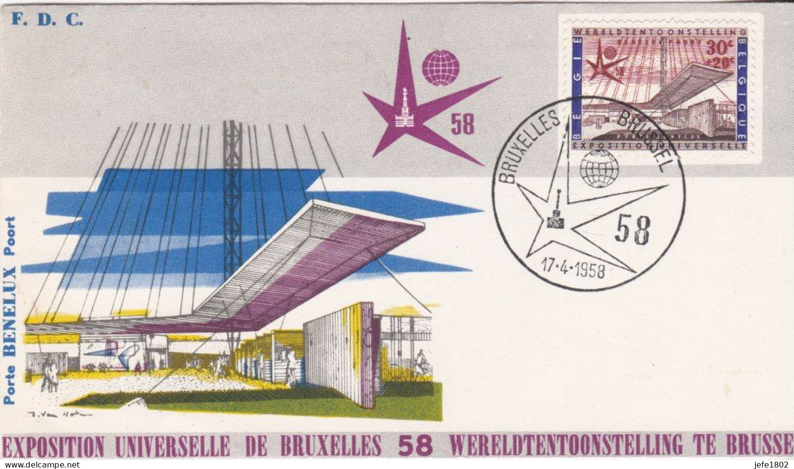 World Exhibition - EXPO 58 - Brussels Belgium - TELEXPO - 1958 – Brüssel (Belgien)