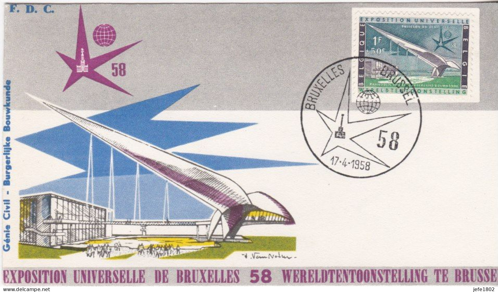 World Exhibition - EXPO 58 - Brussels Belgium - TELEXPO - 1958 – Brüssel (Belgien)