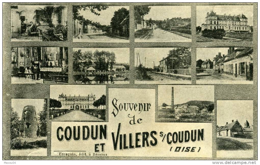 Oise - Coudun Et Villers Sur Coudun - Souvenir Dse - Multi-vues - Noailles