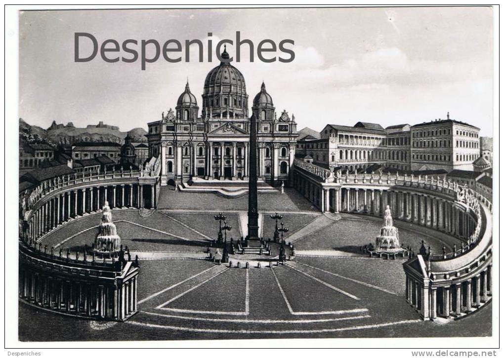 Citta Del Vaticano Piazza Basilica Di S. Pietro - Place De La Basilique De St Pierre - Vatican