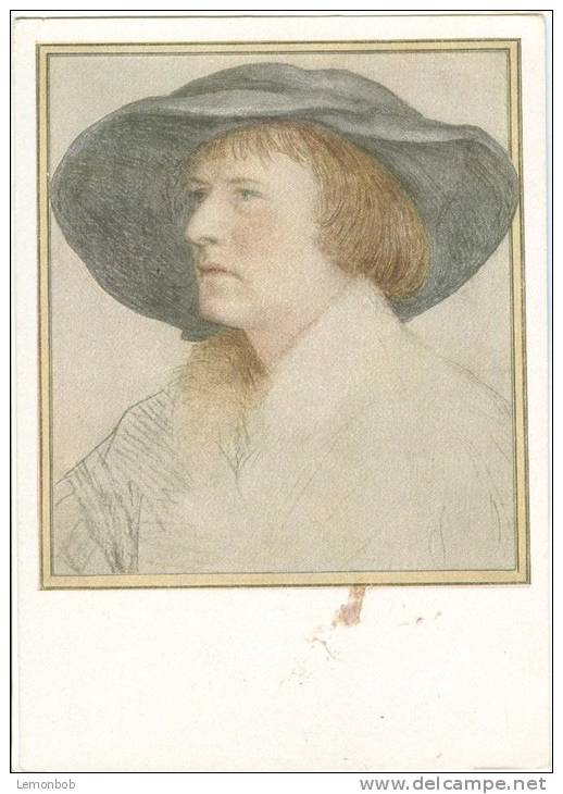 Hans Holbein, Bildnis Eines Jungen Mannes Mit Barett, Unused Postcard [10796] - Paintings