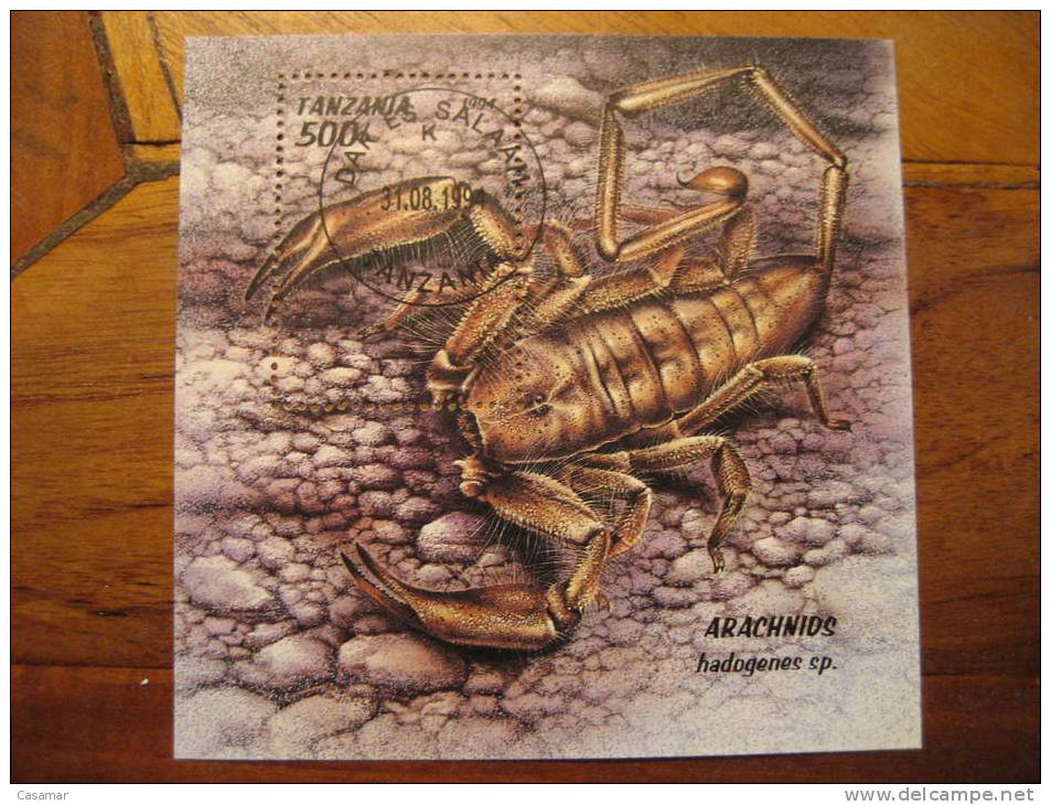 TANZANIA DAR ES SALAAM 1994 Scorpion Scorpions Escorpion Escorpiones Scorpio Arachnid Arachnids - Spinnen