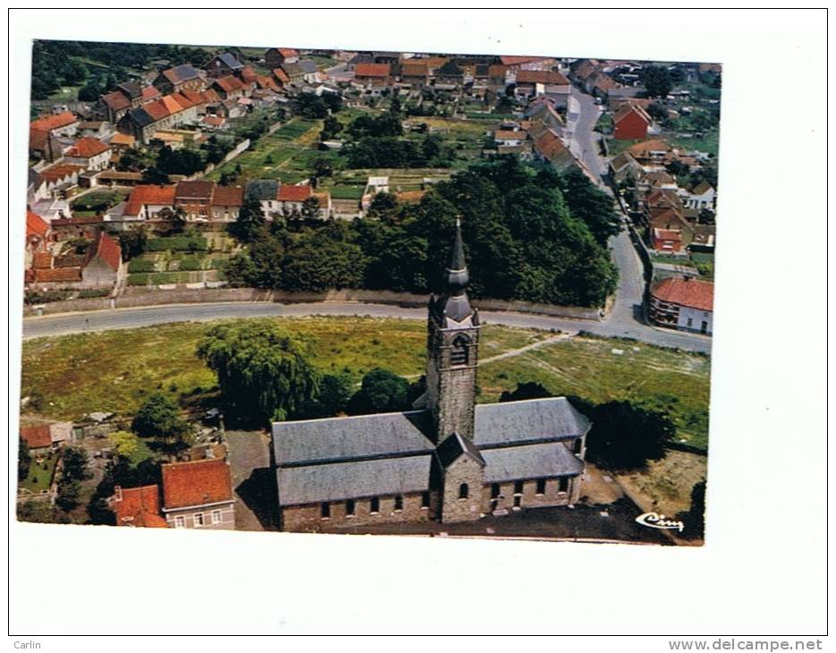 Blaton Vue Aerienne Eglise Romane - Bernissart