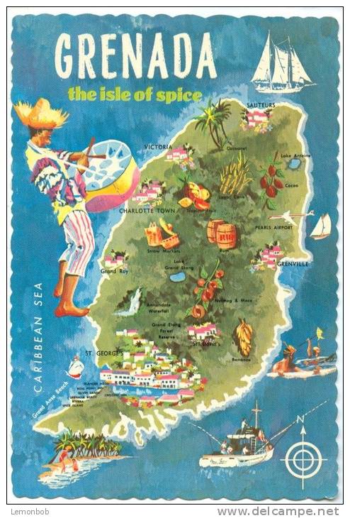 GRENADA, The Isle Of Spice, Unused Postcard [10807] - Grenada