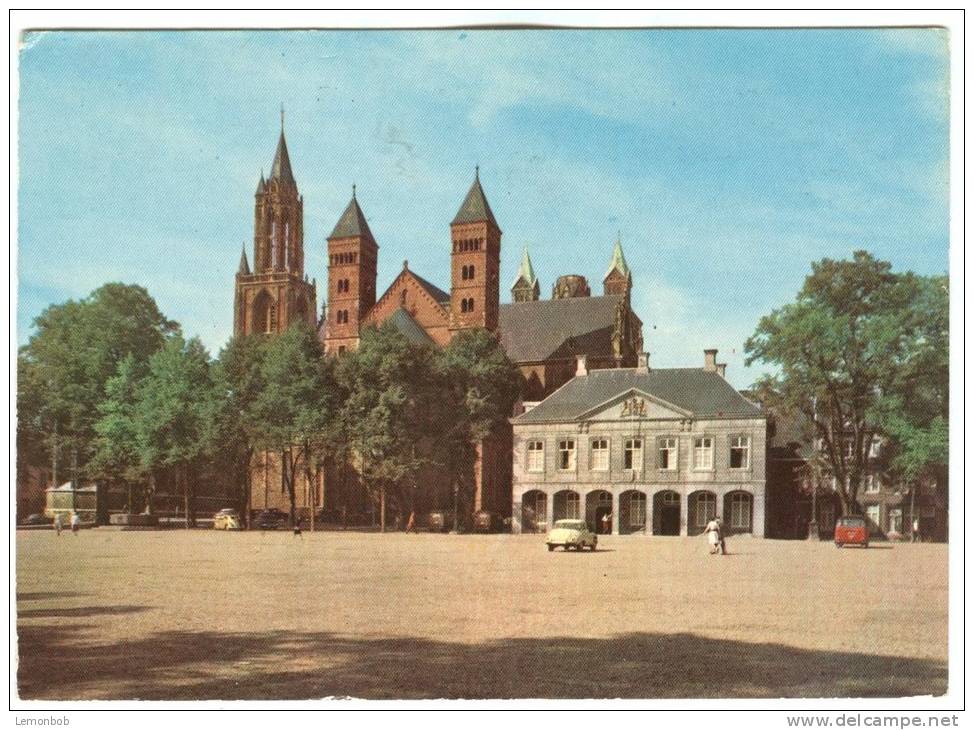 Holland, Netherlands, Maastricht, Vrijthof With St. Gervase's Church, Used Postcard [10813] - Maastricht