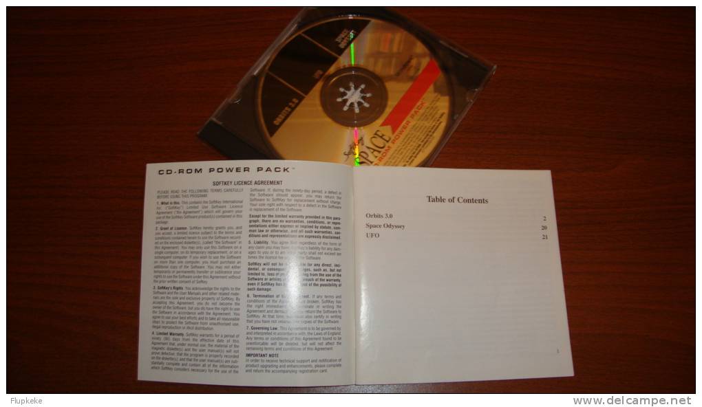 Softkey Space Power Pack Orbits 3.0 UFO Space Odyssey Sur Cd-Rom - Encyclopedieën