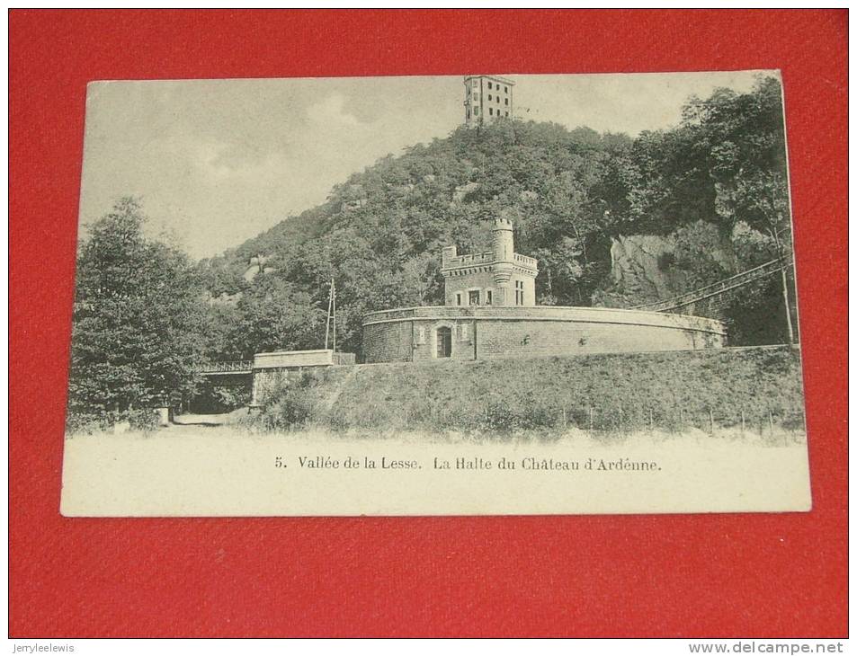 HOUYET - La Halte Du Château D´Ardenne   -  1902  - ( 2 Scans ) - Namen