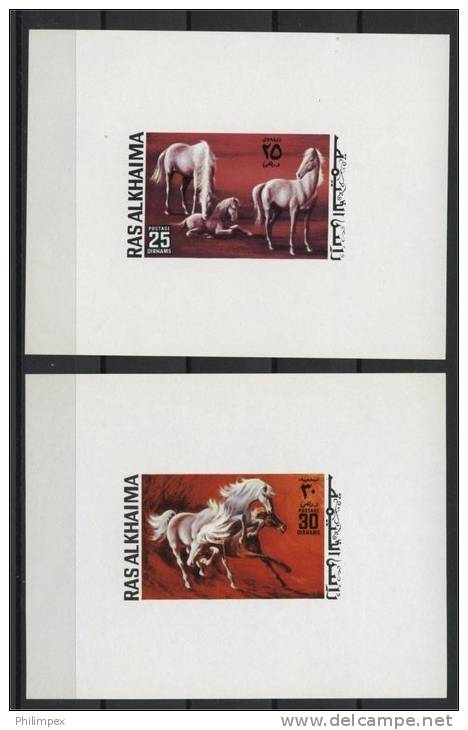 RAS AL KHAIMA, SET OF 6 LUXURY PROOFS HORSES - Cavalli