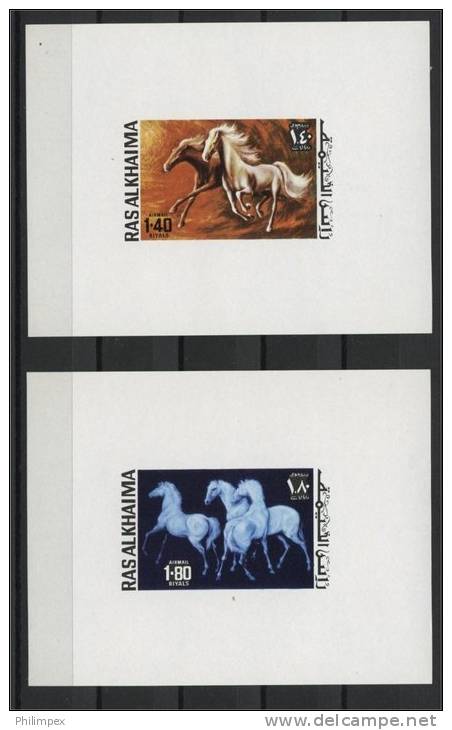 RAS AL KHAIMA, SET OF 6 LUXURY PROOFS HORSES - Cavalli