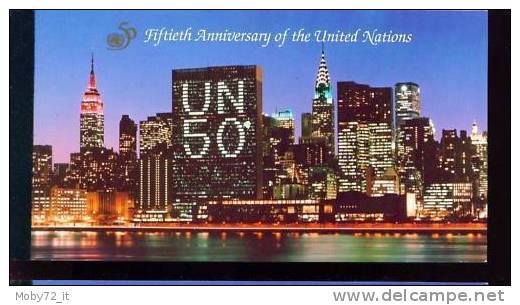 ONU New York - Mi N. MH1 - Nuovo - Libretto 50° Anniversario - Altri & Non Classificati