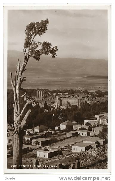 Vue Generale De Baalbeck Photo Sport Rue Weygand Beyrouth No 39 - Líbano