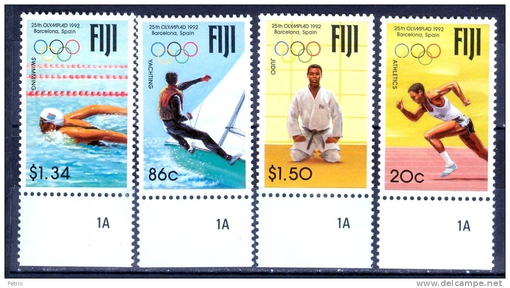 Fiji 1992 1992 Summer Olympics Gamas, Barcelona MNH** - Lot. 1029 - Fiji (1970-...)