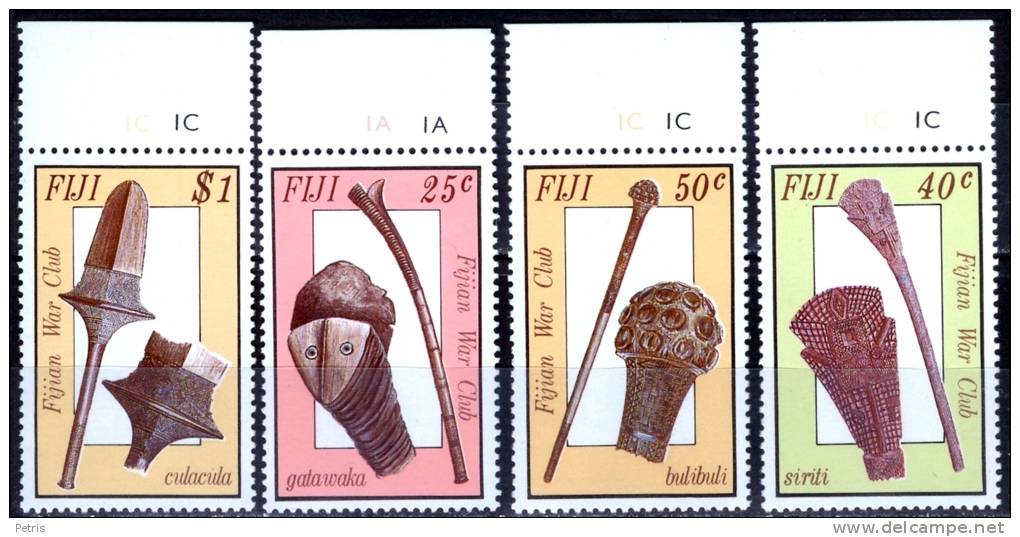 Fiji 1986 Ancient War Clubs MNH** - Lot. 1037 - Fiji (1970-...)