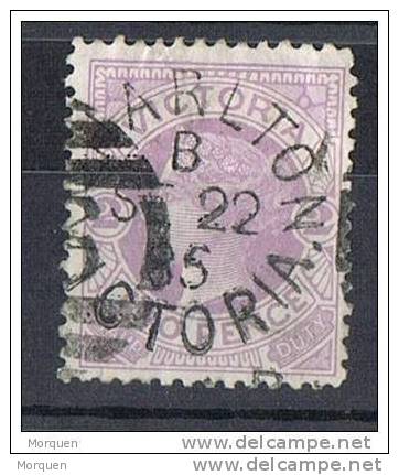 Lote 5 Sellos VICTORIA, Colonia Inglesa, Yvert Num 36, 85, 85a, 104, 128 º - Used Stamps