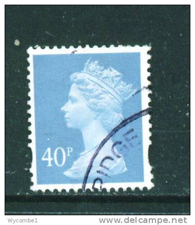 GREAT BRITAIN  -  1993 To 2008  Elizabeth II  Machin  40p  FU  (stock Scan) - Machins