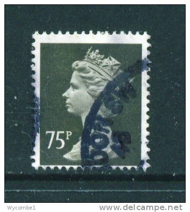 GREAT BRITAIN  -  1971 To 1995  Elizabeth II  Machin  75p  FU  (stock Scan) - Machins