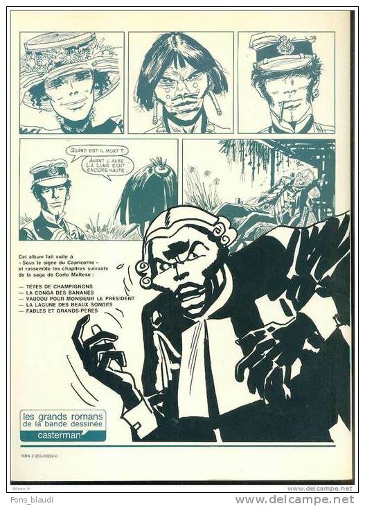 Hugo PRATT Corto Maltese  Toujours Un Peu Plus Loin ... EO Casterman ©.1979 TTBE - Pratt