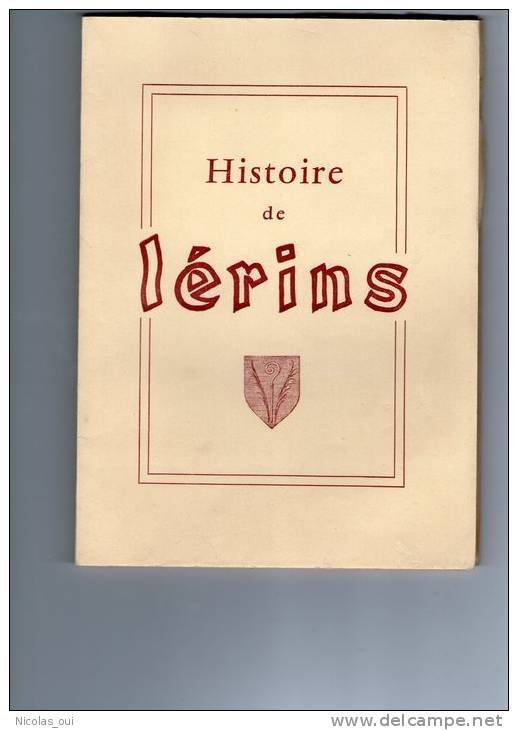 1965 Histoire De LERINS - Côte D'Azur