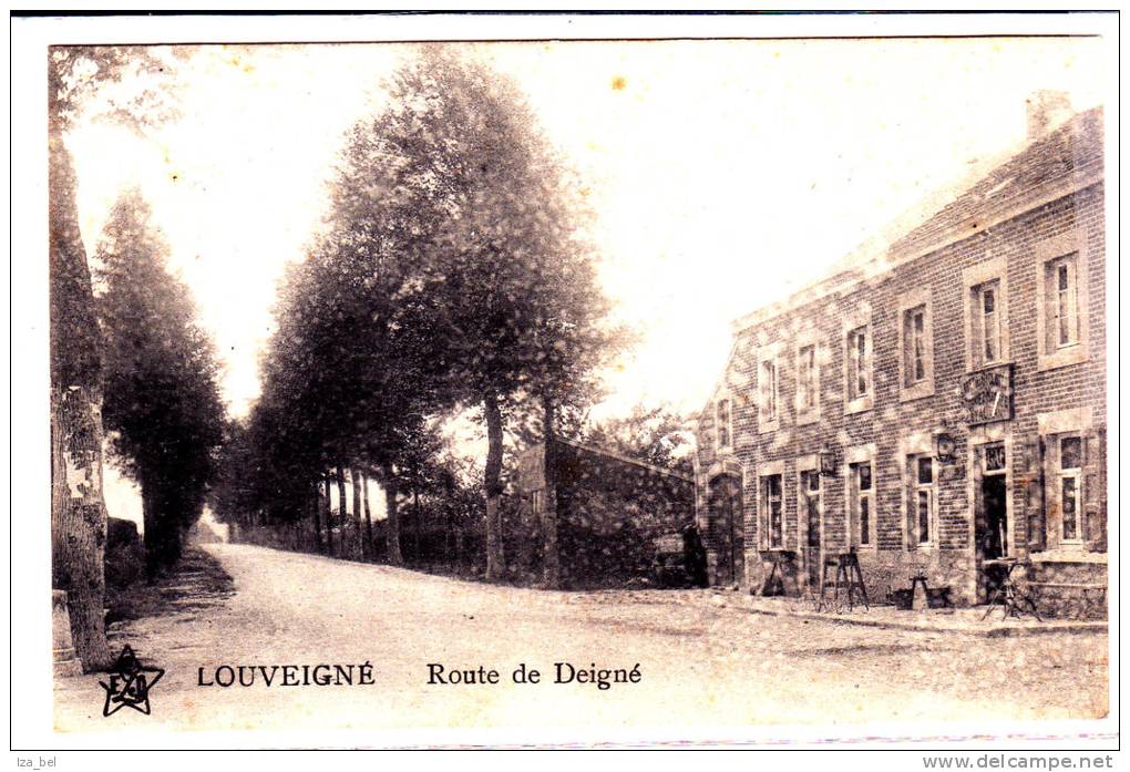 N°137 Annul.FORTUNE GRIFFE De LOUVEIGNE S/CP(LOUVEIGNE-route De Deigné) V.Vottem.TB Et R - Foruna (1919)