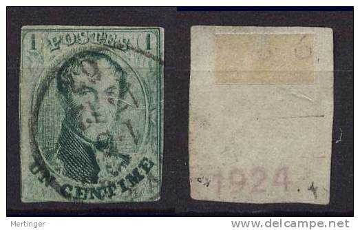 Belgien Belgium Mi# 6II Gest. M€ 130,- - 1858-1862 Medaillen (9/12)