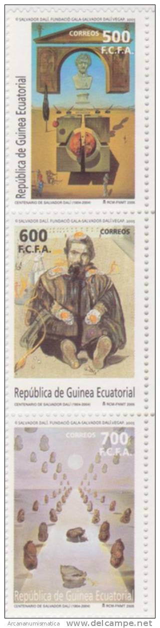 GUINEA ECUATORIAL  2005  Block + Sellos "Centenario De Salvador Dalí"     S-1085 - Otros & Sin Clasificación