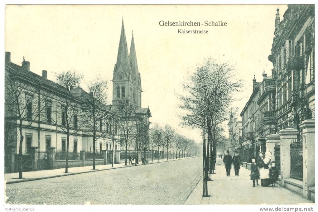Gelsenkirchen - Schalke, Kaiserstrasse, 1907 - Gelsenkirchen