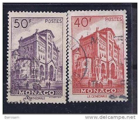 Monaco1948/9: Yvert313B,C Used(high Values In Set) - Other & Unclassified