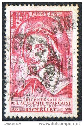 France 1935 Tricentenaire De L'Academie Francaise 1f.50 Obl - - - Used Stamps