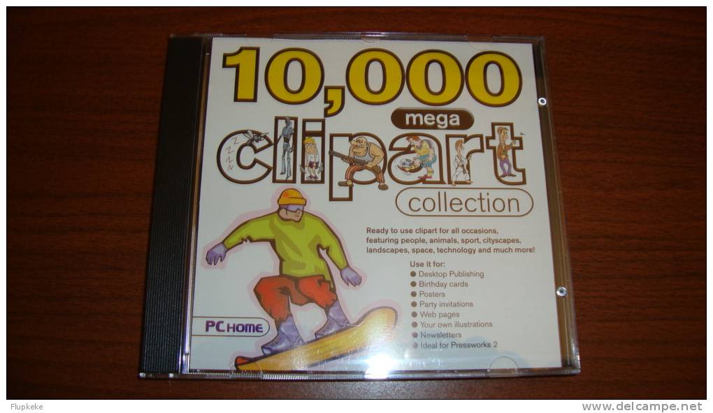 10000 Mega Cliarts Collection Pc Home Édition Sur Cd-Rom - Enzyklopädien