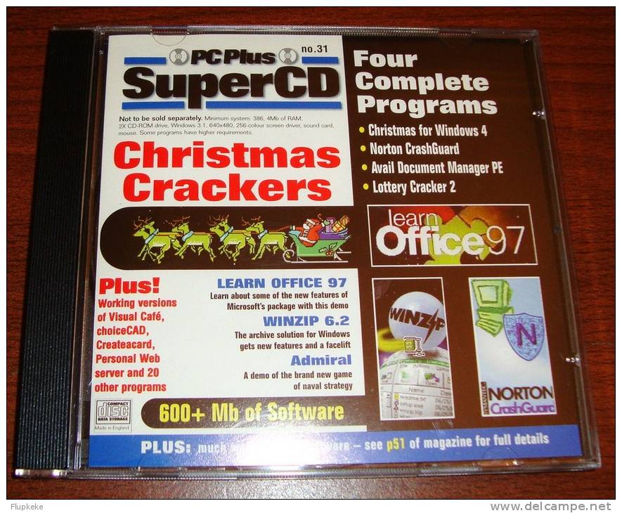 Christmas Crackers Pc Plus January 1997 Édition Sur Cd-Rom - Encyclopedieën