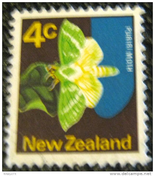 New Zealand 1970 Puriri Moth 4c - Used - Other & Unclassified