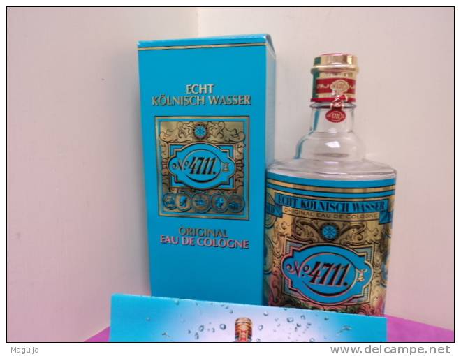 " 4711" ORIGINAL EAU DE COLOGNE  800 ML VIDE  + BOITE LIRE !!! - Miniatures Womens' Fragrances (in Box)