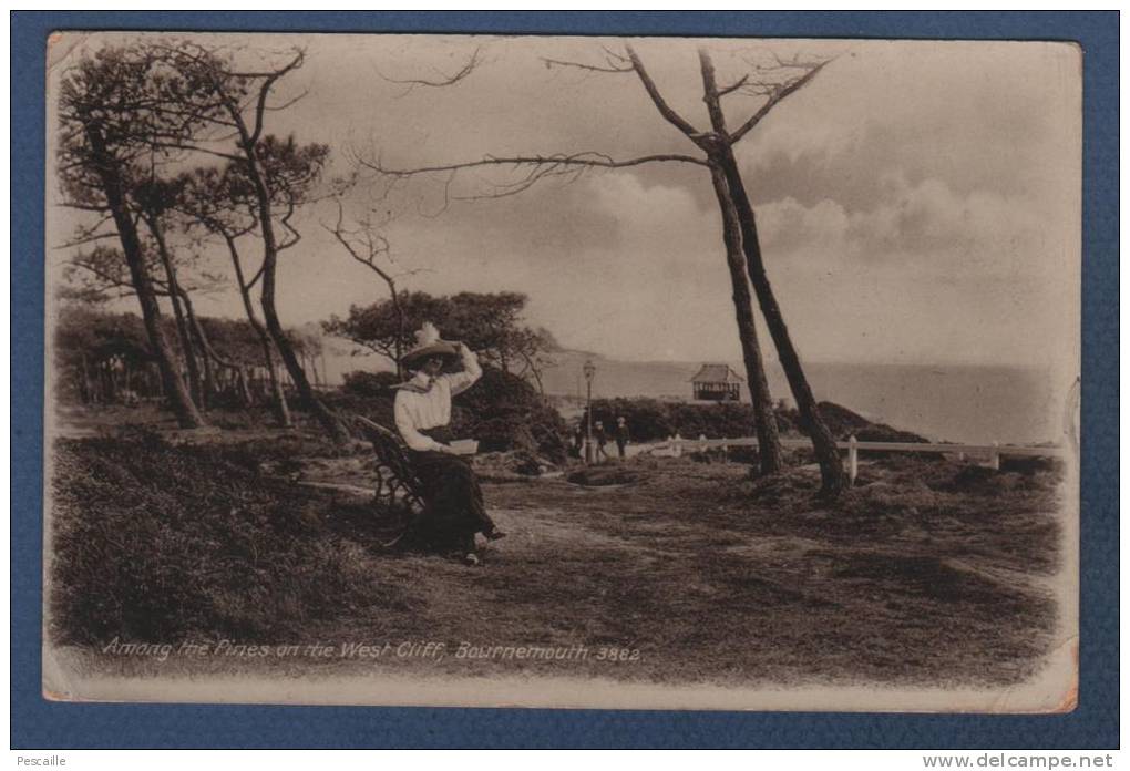 HAMPSHIRE - CP AMONG THE PINES ON THE WEST CLIFF - BOURNEMOUTH - 3882 - 1930 ? - ANIMATION - Bournemouth (avant 1972)