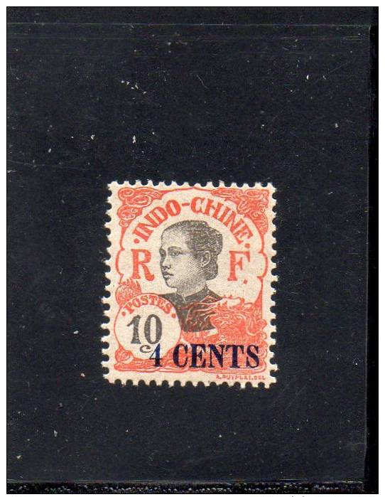 TIMBRES NEUF INDOCHINE  No 76 Xx TYPE II.4 FERME.1919..COTE  : 20 €:  PRIX : 1,95 € - Autres & Non Classés