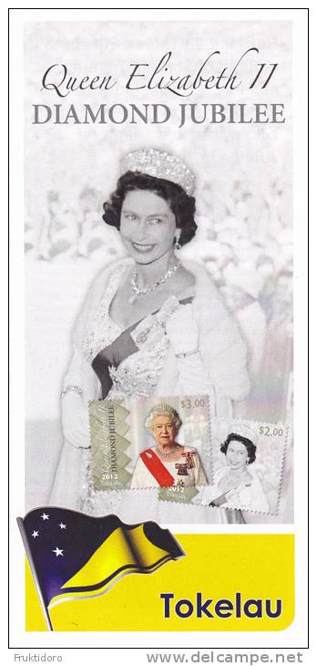 Tokelau Stamps Brochures 2012/2013 Queen Elizabeth II Diamond Jubilee - Fish - Butterflies - Christmas - Tokelau